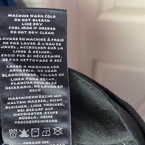 J Brand Exposed Button Fly Black Belted Crop Pants Button Flap Back Pockets - Picture 10 of 11